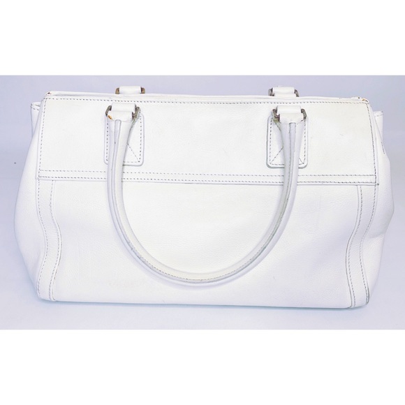 Dior White Leather Doctor Bag - Picture 2 of 14